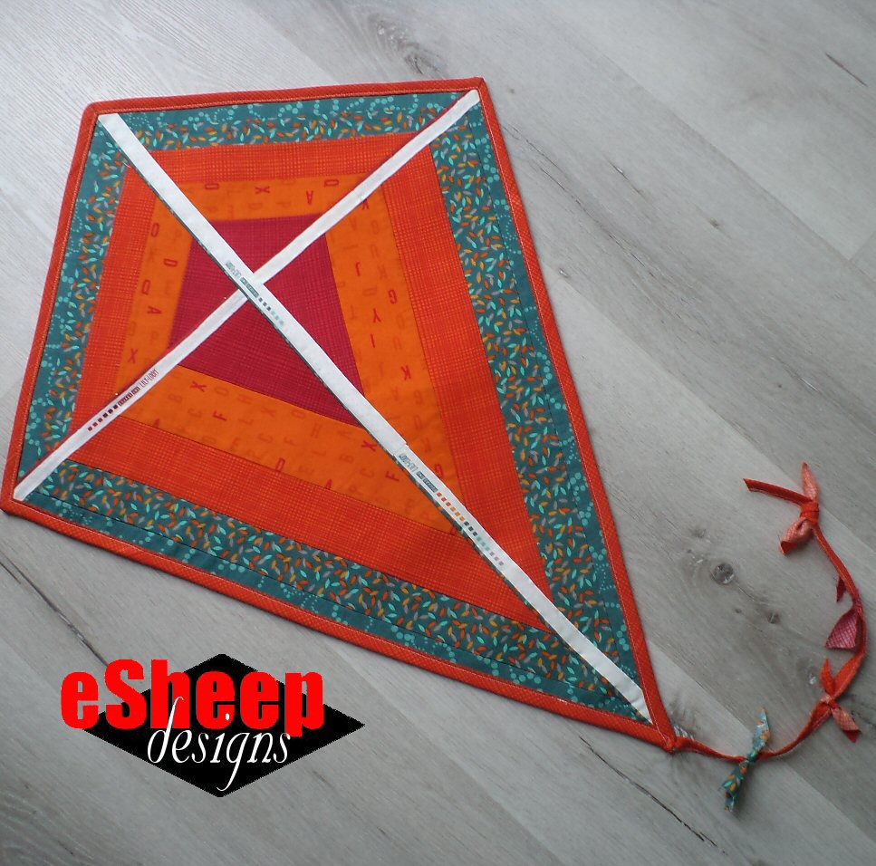 Fabric Kite Spring Wall Hanging - Sewing Tutorial