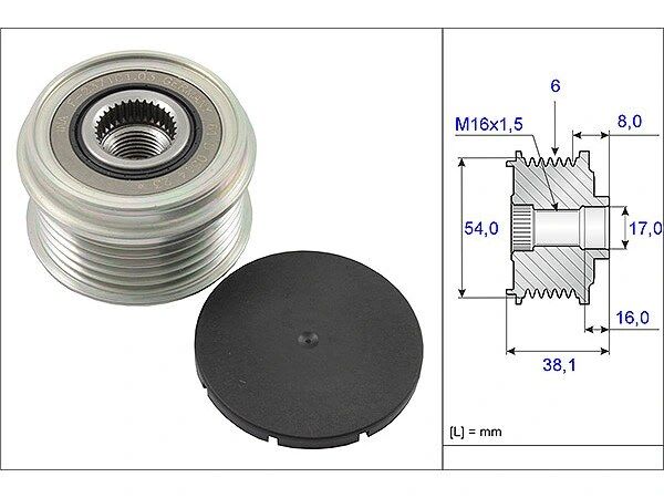 BMW 3 Serisi E90 330i Alternatör Kasnağı