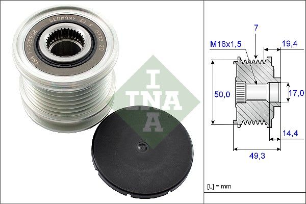 Mercedes C Serisi W205 C 180 Alternatör Kasnağı