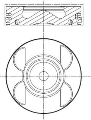 Mercedes C Series W204 OM646 Piston 88.00mm STD