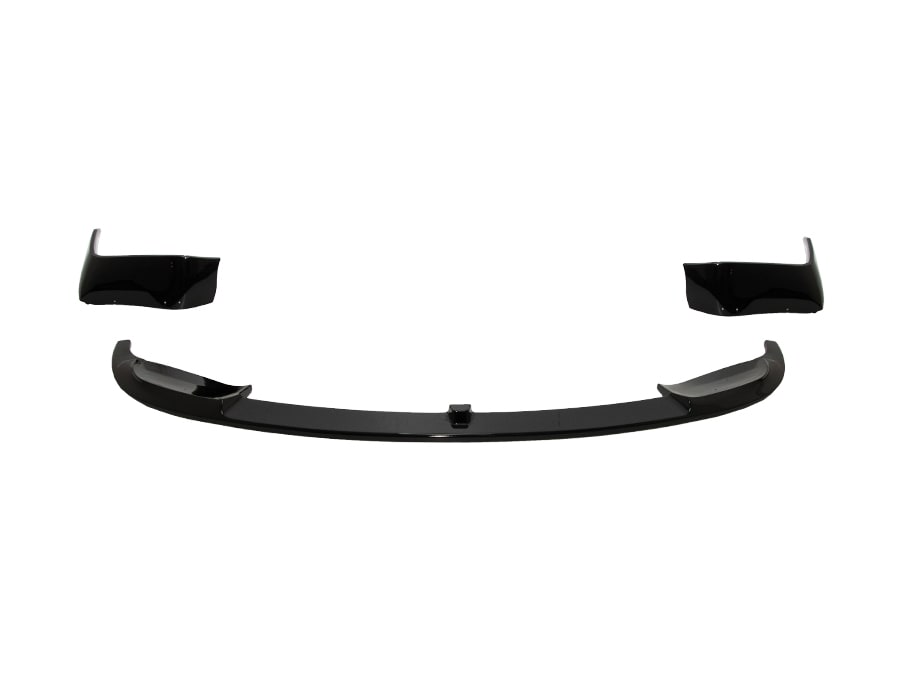 BMW 3 Series F30 2012-2018 Bumper Spoiler Front; Piano-Black (OEM Plastic) -///M3 China-TYPE- 2012-18