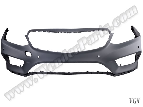 Mercedes E Series W212 AMG 2009-2016 Bumper Front; Park With Sensor