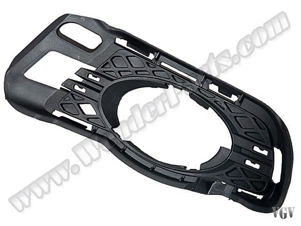 Mercedes C Series W204 2007-2013 Bumper Grille Front Left; Partial Open (Bi-Xenon Headlight)