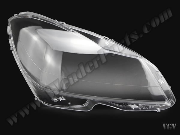 Mercedes C Series W204 2007-2013 Headlight Glass Right