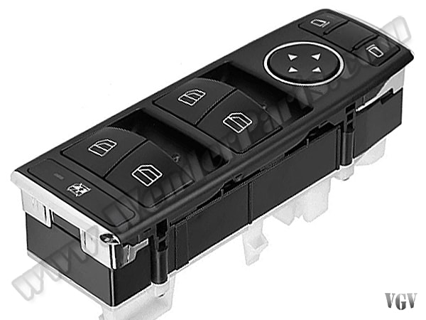 Mercedes C-Class W204 Glass Button Front Left