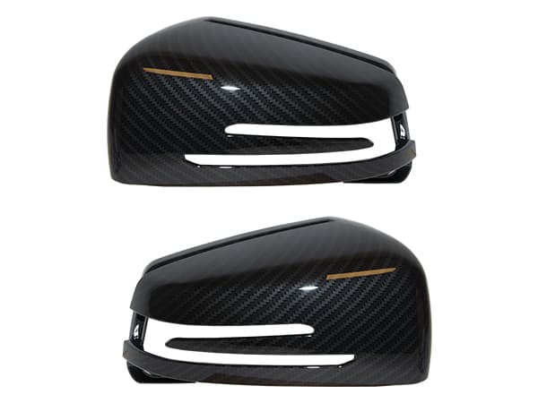 Mercedes C-Class W204 2010-2013 Mirror Cover Set Carbon