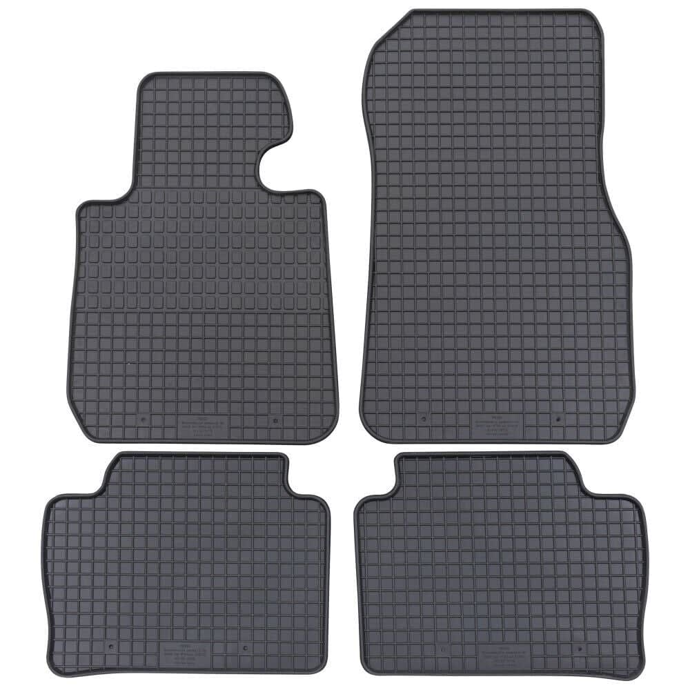 BMW F30 Rubber Floor Mats Black Odourless Original Fit Schoenek