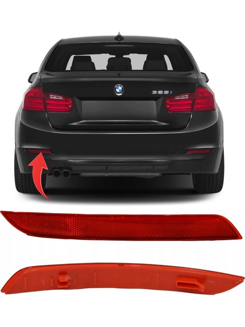 BMW F30 Left Rear Bumper Reflector - GKL 340278