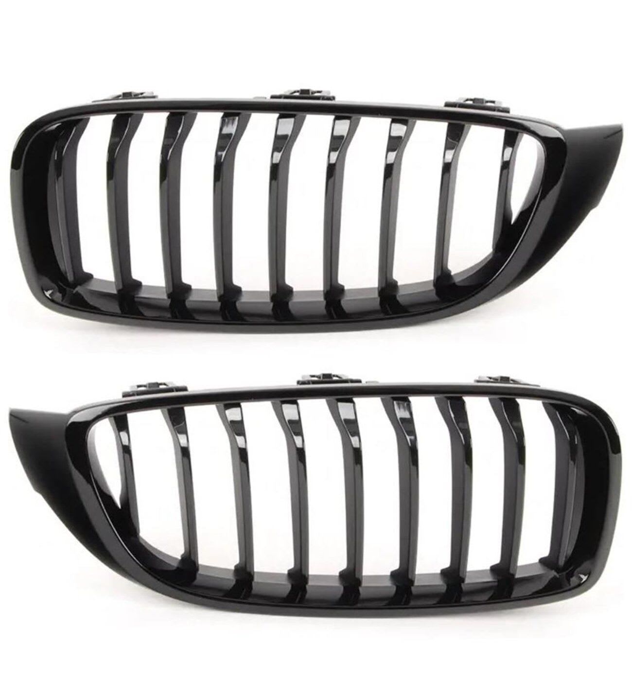 BMW 3 Series F30 Front Grille Kidney Gloss Black