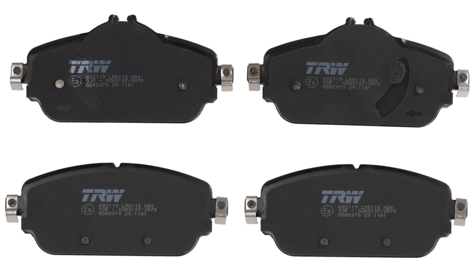 Mercedes W205 C 180 OM654 Front Brake Pads