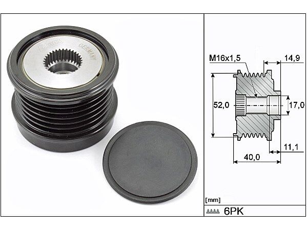 Mercedes E Serisi W213 E 250 Alternatör Kasnağı