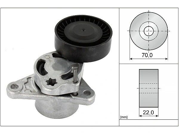Mercedes C-Class W205 C 180 Belt Tensioner