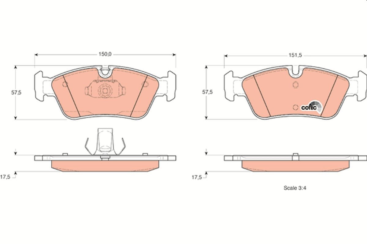 BMW Z3 2.2 M54 Ön Fren Balatası