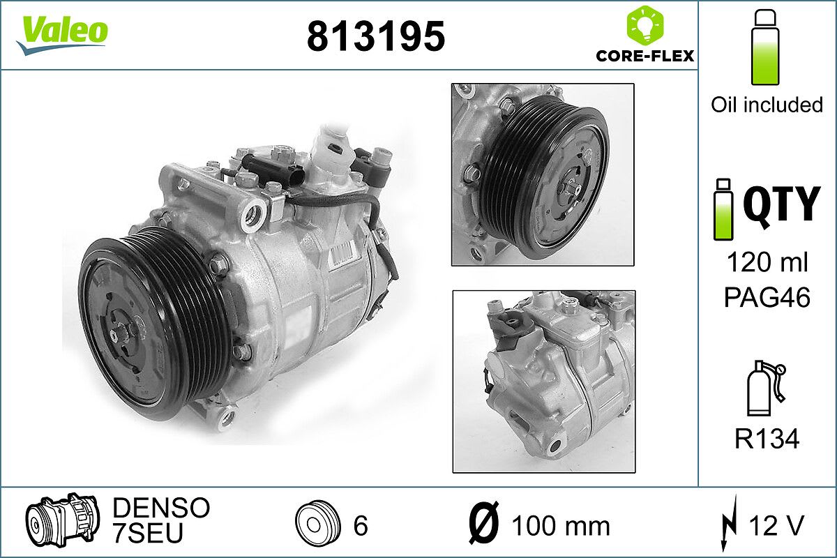 Mercedes C Series W204 M156 A/C Compressor