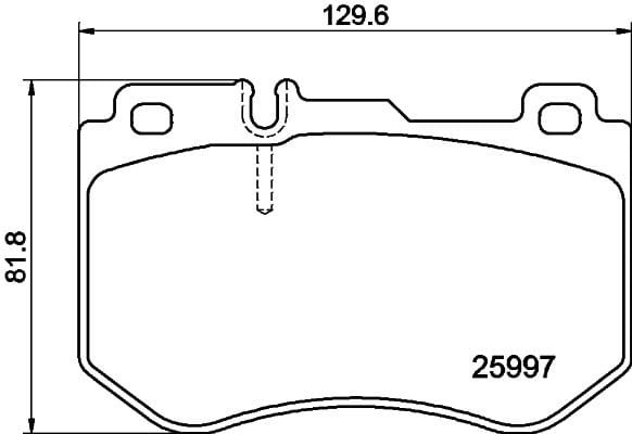 Mercedes C Series W205 Brake Pads Rear