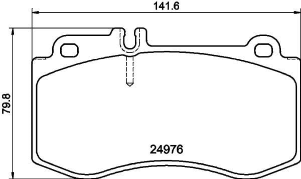 Mercedes E Series W212 Brake Pads Rear
