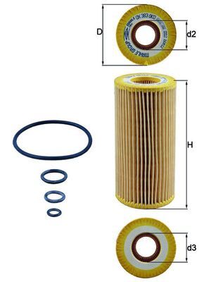 Mercedes S Series W221 S 600 M275 Oil Filter