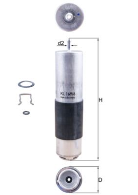 Mercedes C Series W205 C 200 BlueTEC OM626 Fuel Filter