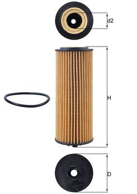 Mercedes A Series W176 A 45 AMG M133 Oil Filter
