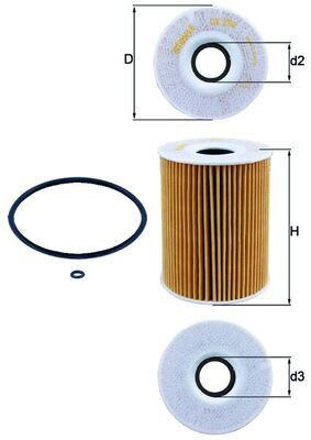 Mercedes S Series W221 S 420 CDI OM629 Oil Filter