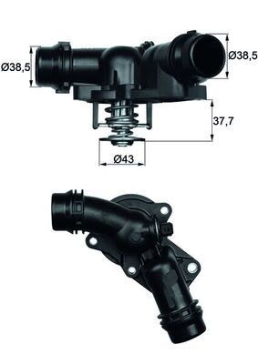 BMW Z4 E85 M54 Termostat