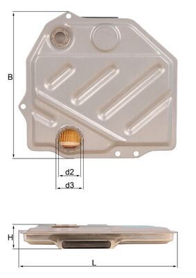 Mercedes W124 Chassis M119 Automatic Transmission Oil Filter With Gasket