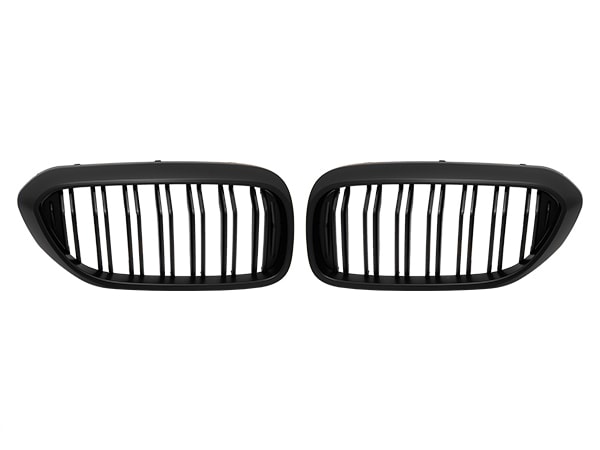BMW 5 Serisi G30 2016-2018 Panjur (Set) Mat Siyah Çift Çıtalı