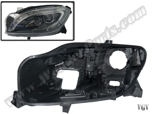 Mercedes GL Serisi W166 2011-2015 Far Kasası Sol (Adaptif Far Sistemli (AHL)-LED Farlı)