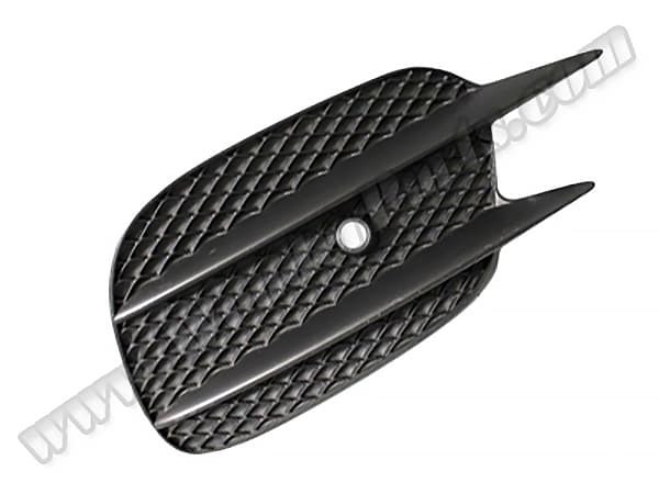 Mercedes E Series W213 AMG 2017- Bumper Grille Front Right; Closed, Park With Sensor