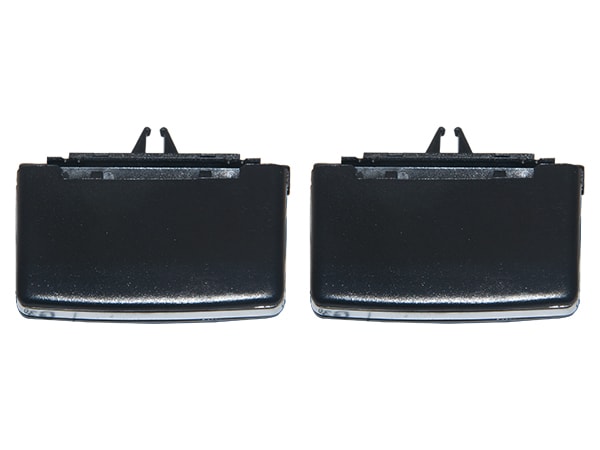 Mercedes C-Class W204 A/C/Heater Vent Grille Tab Set:2ad Front Black