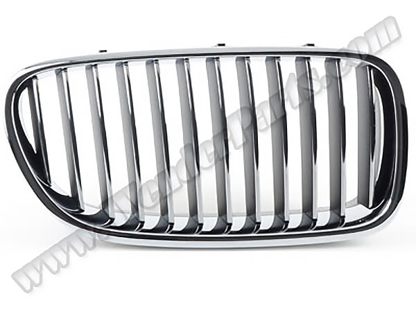 BMW 5 Series F10 2010-13 Grille Right Chrome Chrome Black