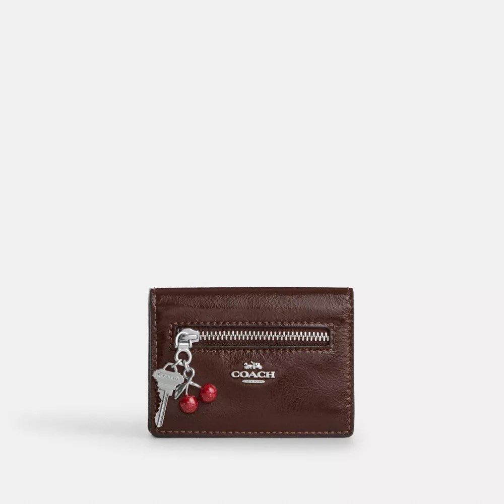 Coach Card Case With Charms (Maple) - image 1