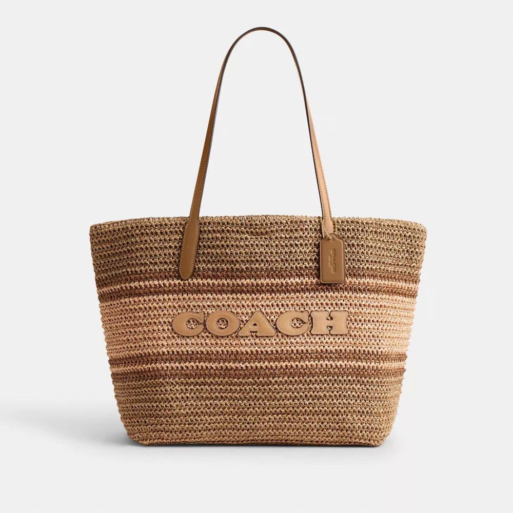 Coach City Tote Bag (Im/Honey Brown Multi) - image 1