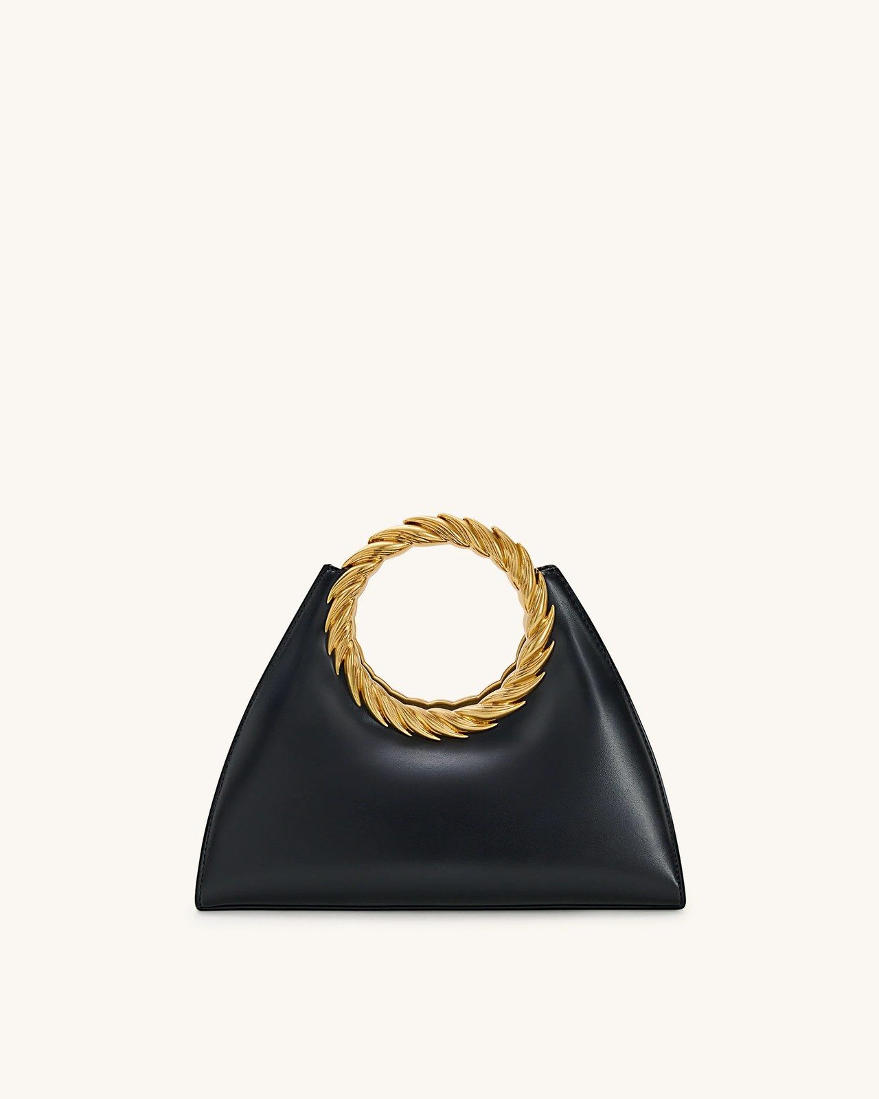 JW PEI Amiya Leaf Handle Sculpture Bag - Black - image 3