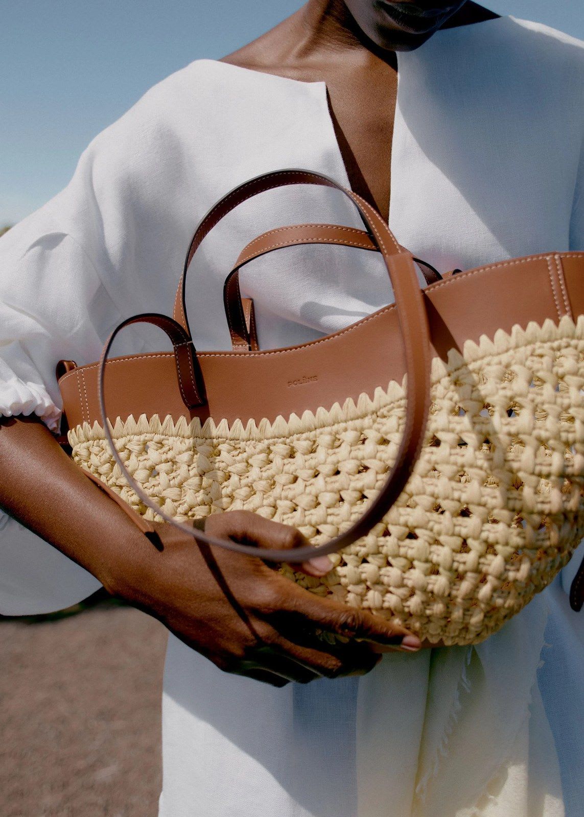 Polène Cyme Mini Edition Raffia - image 3