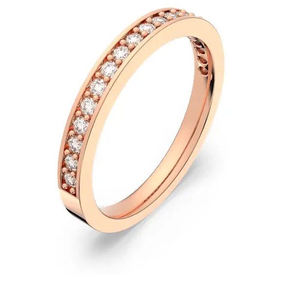 Swarovski Matrix Ring (White, 18K Rose Gold Finish) - image 3
