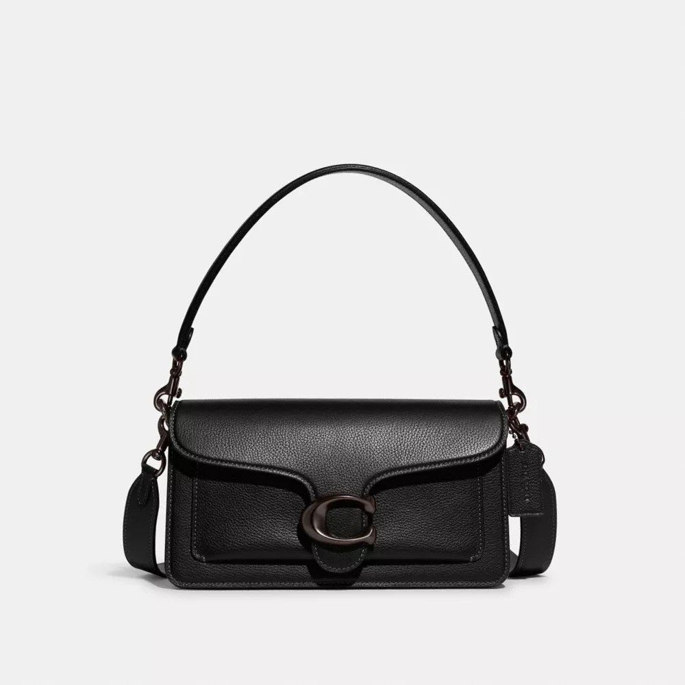 Coach Tabby Shoulder Bag 26 (Pewter/Black) - image 1