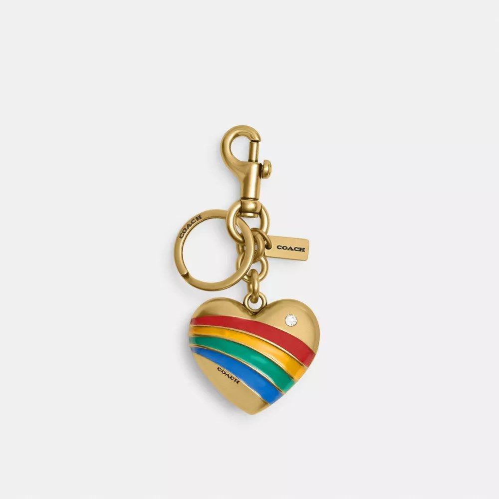 Coach Heart Bag Charm - image 1