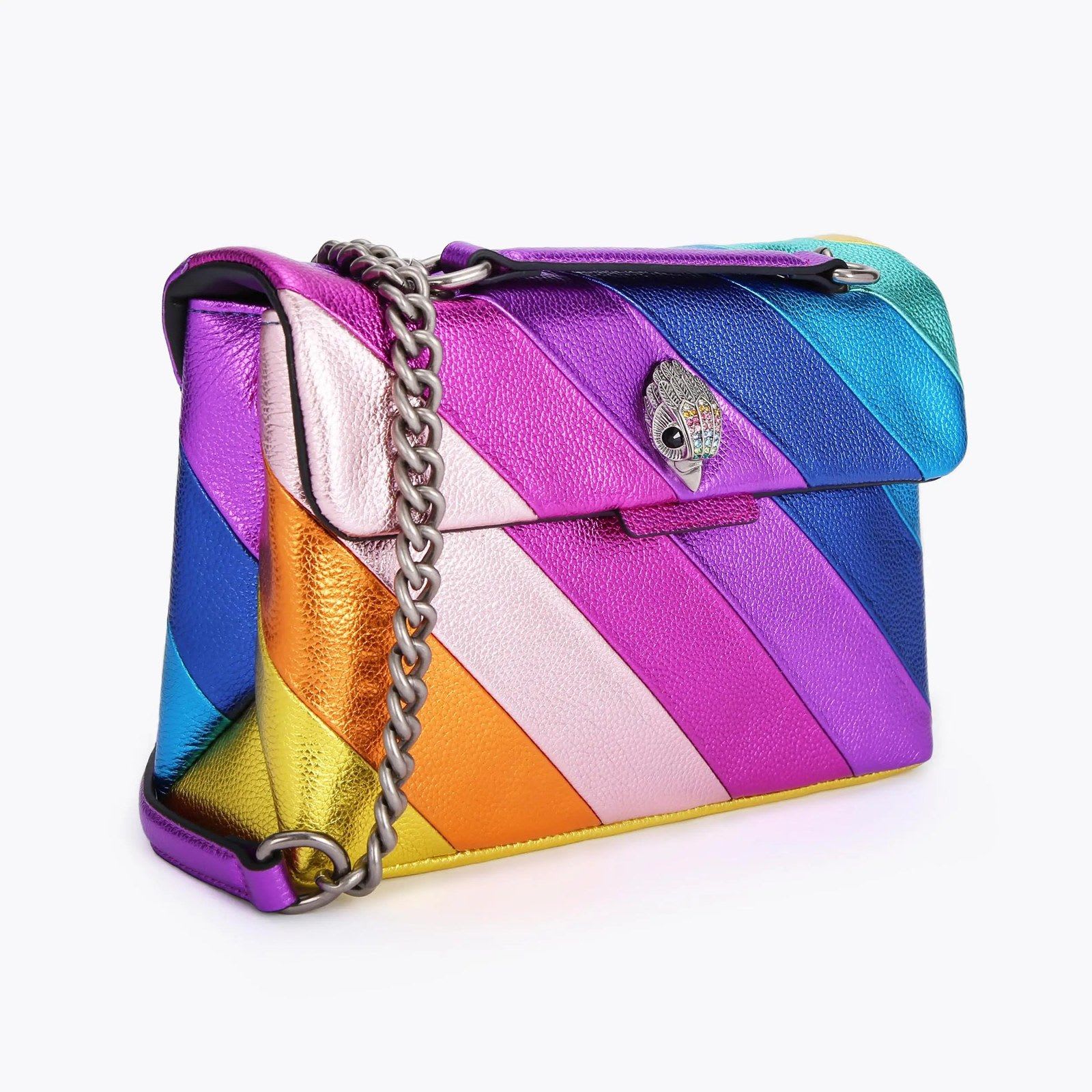 Kurt Geiger Leather Kensington Bag (Rainbow Metallic) - image 3