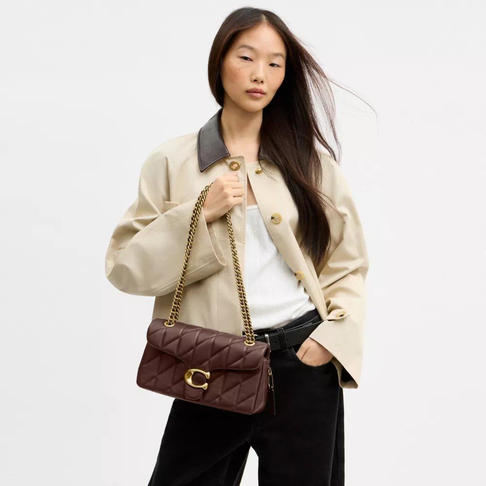 Coach Tabby Shoulder Bag 26 With Pillow Quilting (Brass/Maple) - image 2