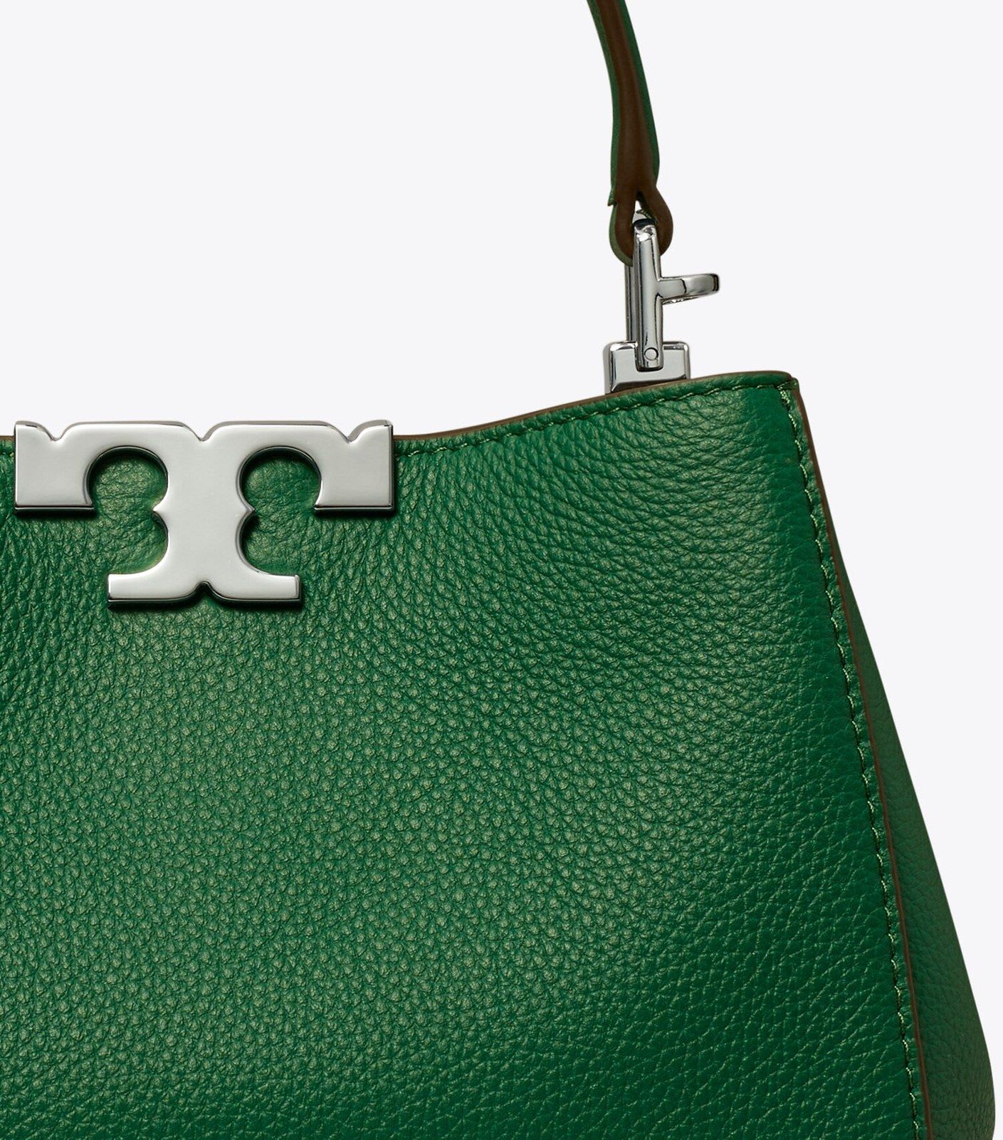 Tory Burch Mini Eleanor Soft Satchel (Dark Kale) - image 3