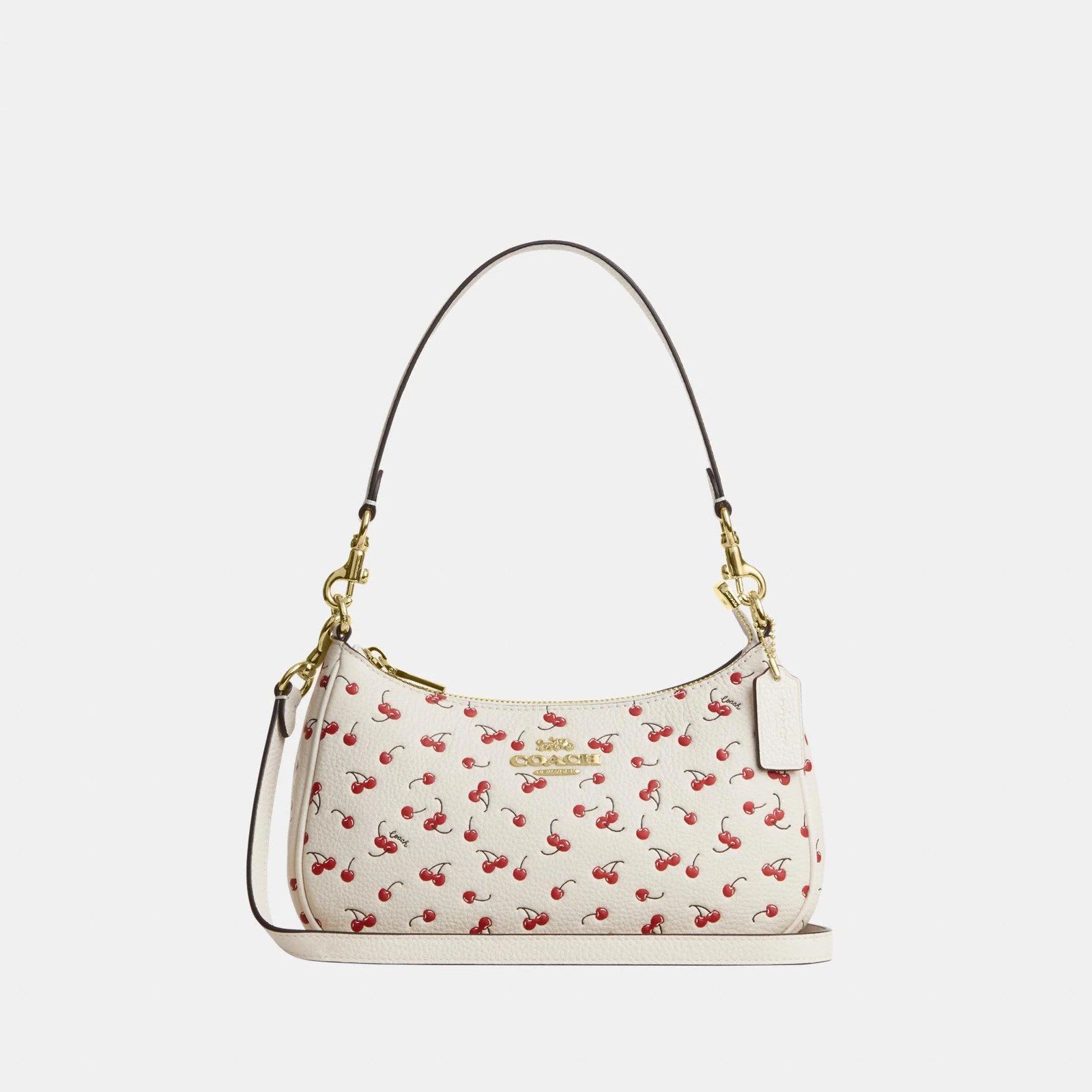 Coach Teri Shoulder Bag with Cherry Print - image 1