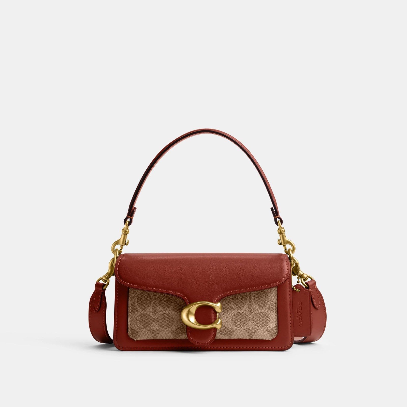 Coach Tabby Shoulder Bag 20 In Signature Canvas (Tan Rust) - image 1