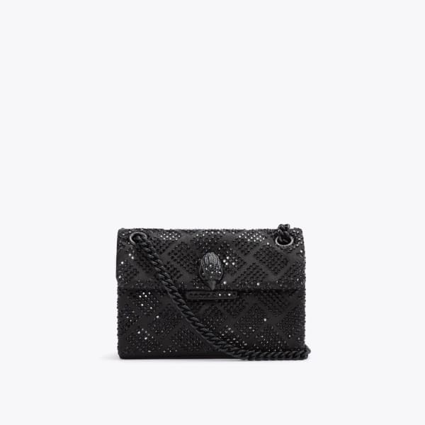 Kurt Geiger Mini Crystal Kensington Bag (Black) - image 1