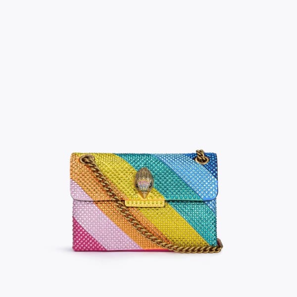 Kurt Geiger Mini Fabric Kensington Bag (Rainbow Jewelled) - image 1