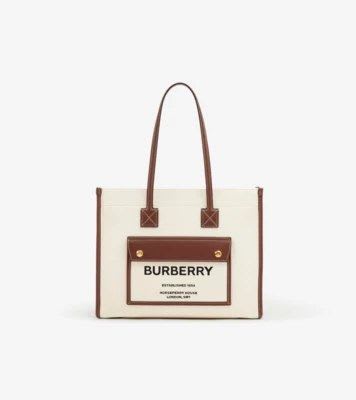Burberry Medium Freya Tote in Beige/tan - image 1
