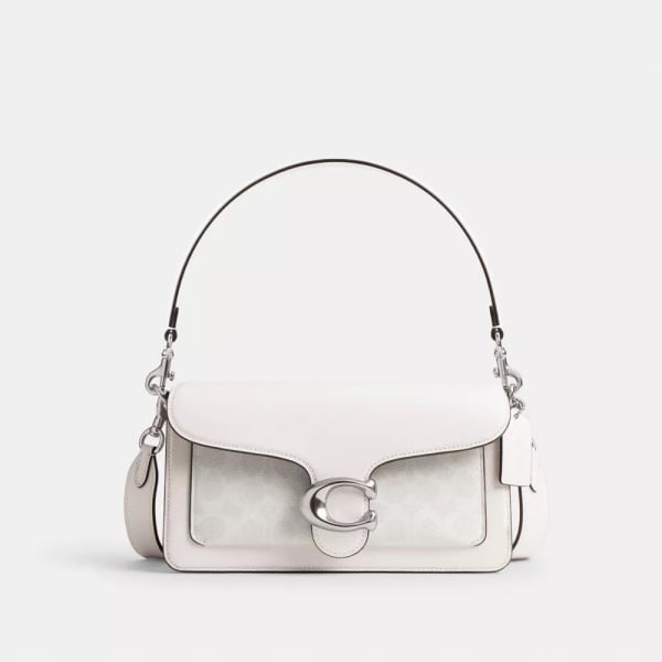 Coach Tabby Shoulder Bag 26 In Signature Canvas (LH/White Chalk) - image 1