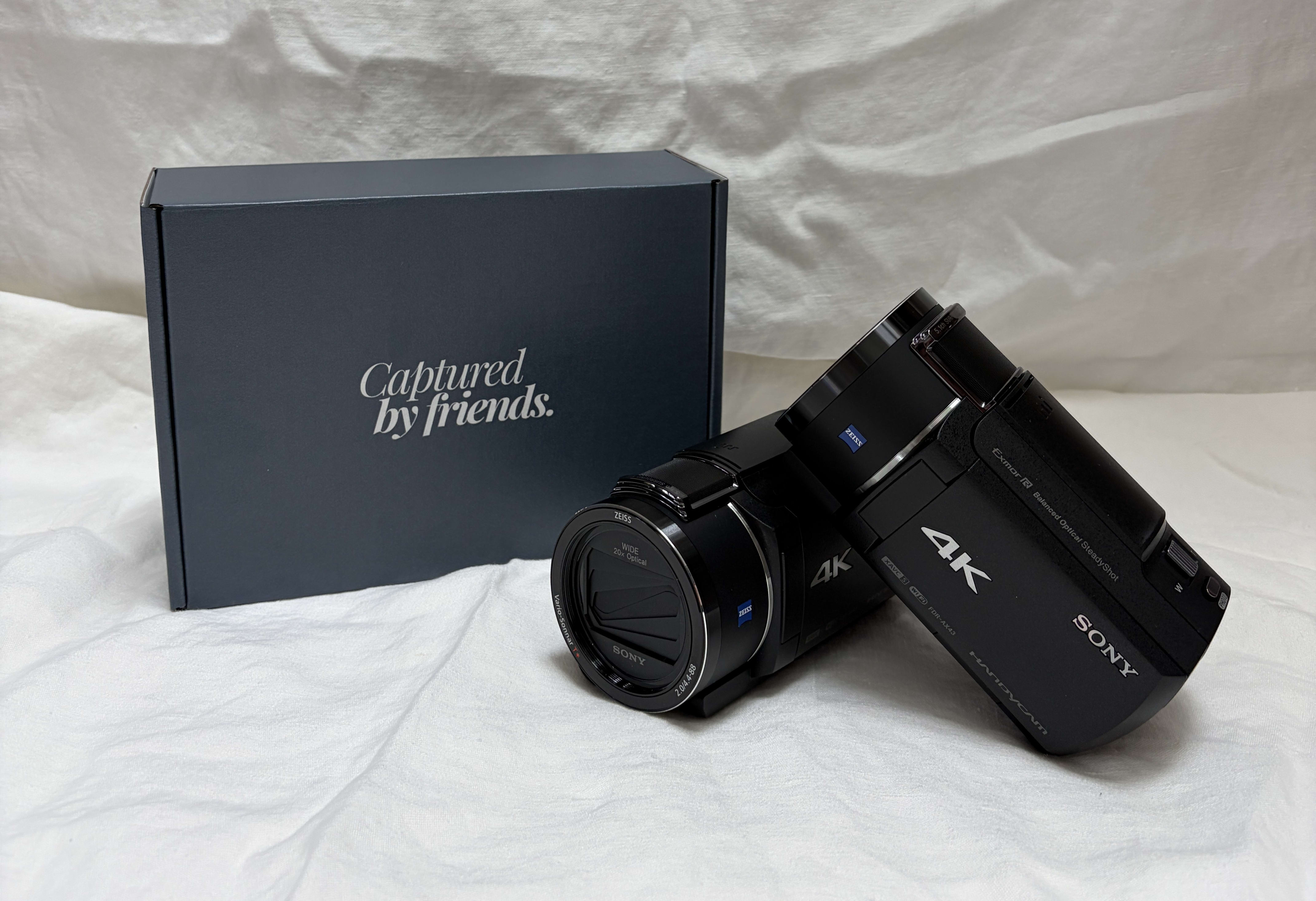 Branded box with two cameras in it