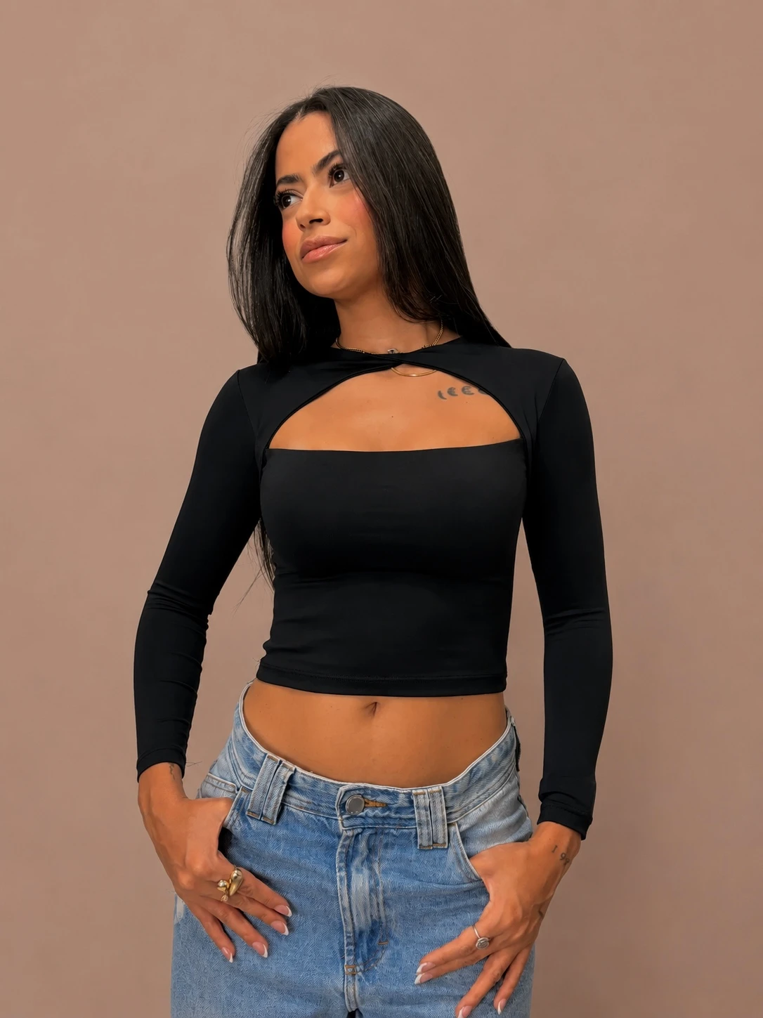 Blusa Lua Preta