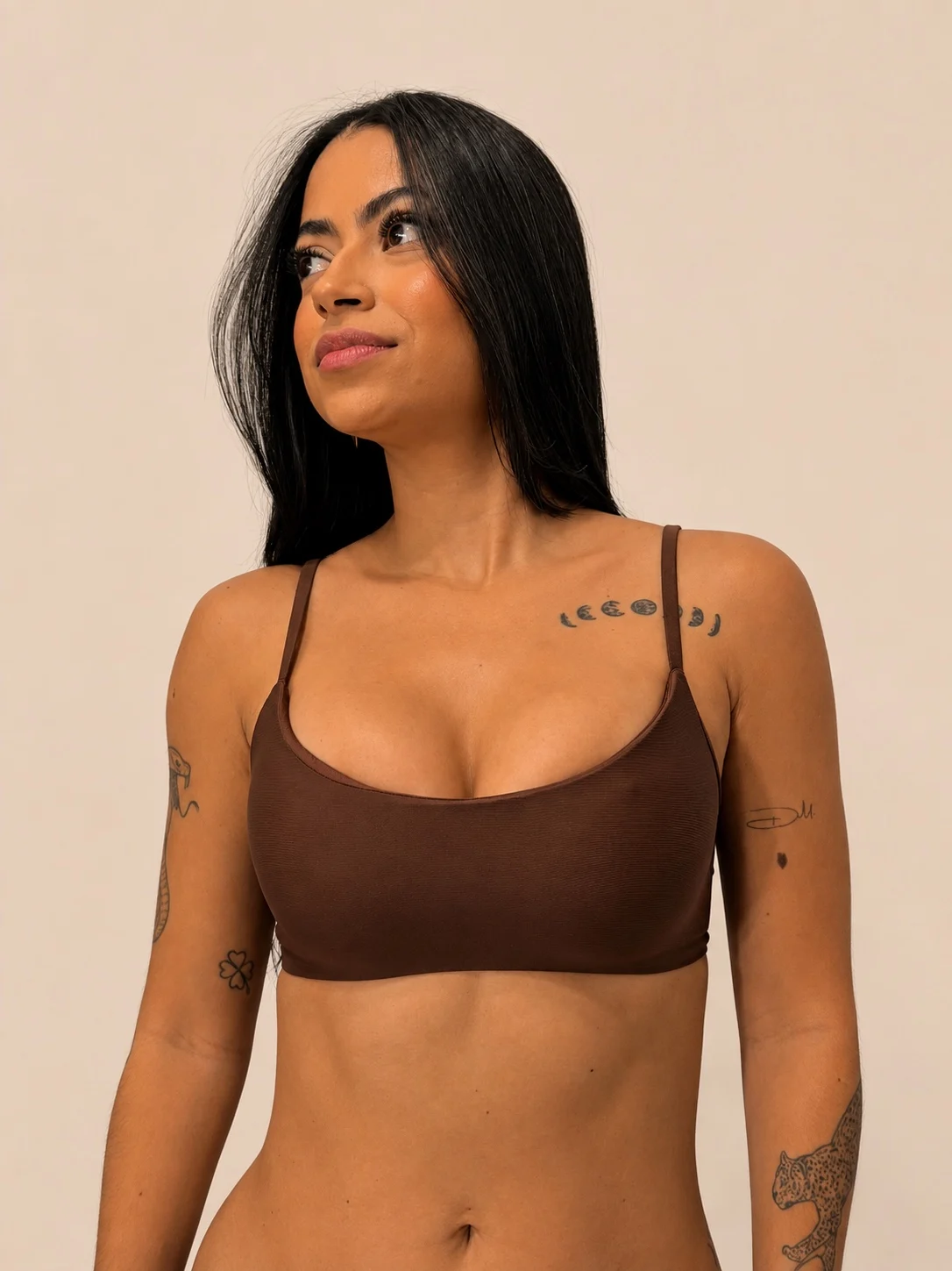 Top Camboinhas Marrom